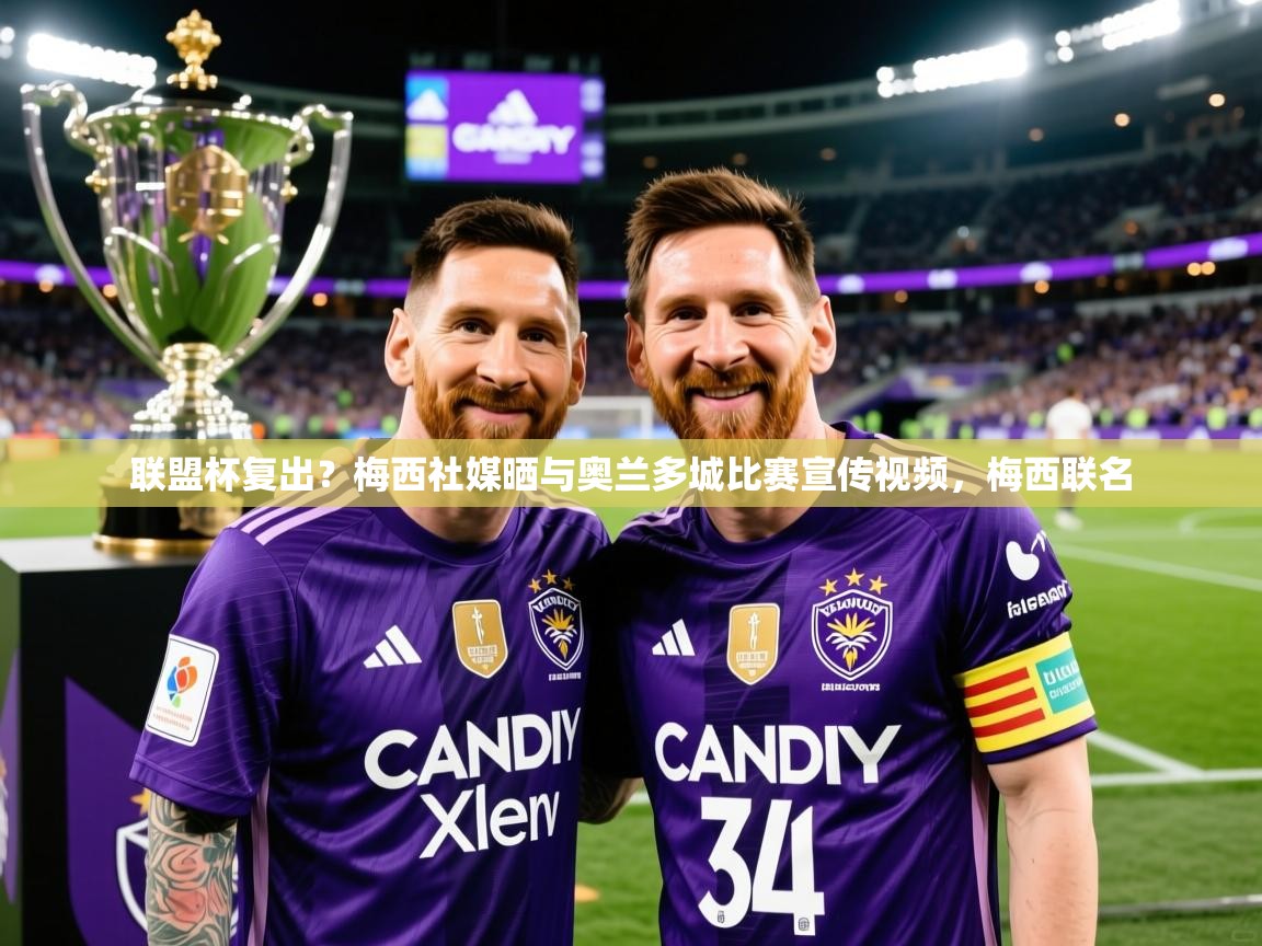 2025开云体育入口客服联盟杯复出?梅西社媒晒与奥兰多城比赛宣传视频,梅西联名 第1张